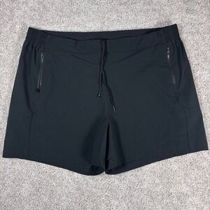 Columbia PFG Fishing Shorts Black Mens Size 42 Zipper Pockets